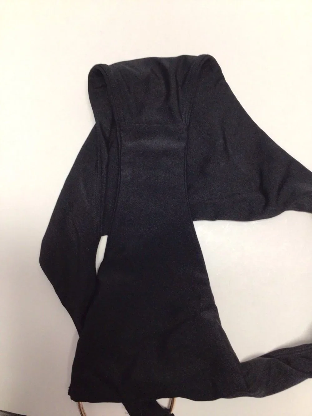 Revolve Camila Coelho Patricia Bikini Top Bottoms Black Gold Ring Size Large